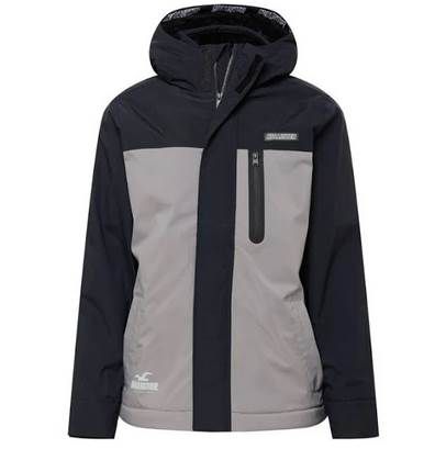 Hollister Übergangsjacke in Grau für 41,94€ (statt 70€)