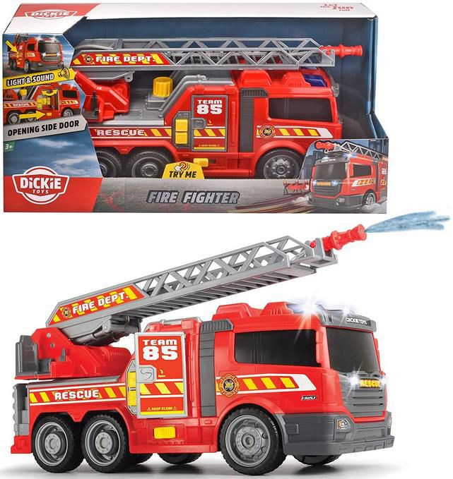 Dickie Toys Feuerwehrauto mit Wasserspritzfunktion +Licht & Sound 36 cm für 13,42€ (statt 21€)   Prime