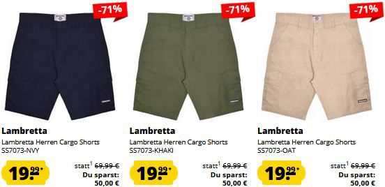 SportSpar: Lambretta Mega Sale ab 5,99€ + 5€ Gutschein ab 60€