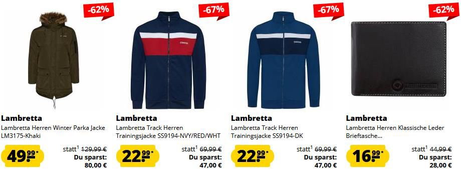 SportSpar: Lambretta Mega Sale ab 7,99€   z.B. Lambretta Herren Retro Premium Langarmhemd für 22,94€ (statt 39€)