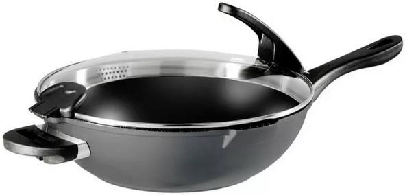 Stoneline Future Wok mit Glasdeckel 32 cm für 66,97€ (statt 82€)