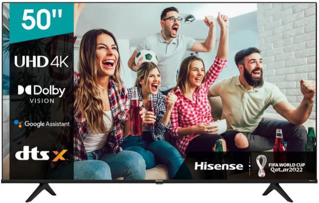 Hisense 50A62G   50 Zoll 4K/UHD LED Smart TV für 399€ (statt 463€)