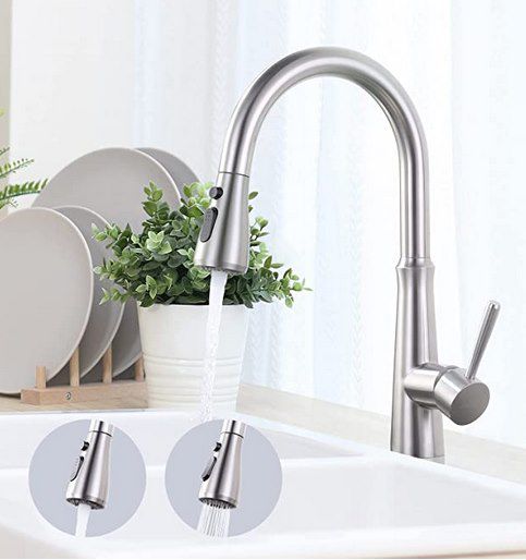 ARCORA ausziehbarer Wasserhahn (380mm Höhe) mit 3 Funktionen für 38,49€ (statt 70€)