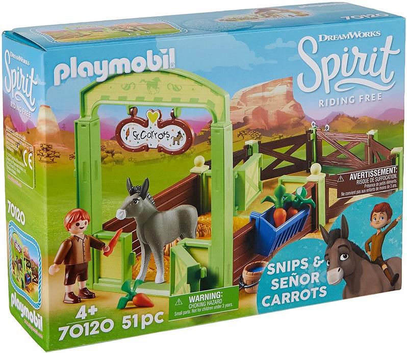 Playmobil DreamWorks   Spirit Riding Free   Snips & Herr Karotte für 9,99€ (statt 14€)   Prime