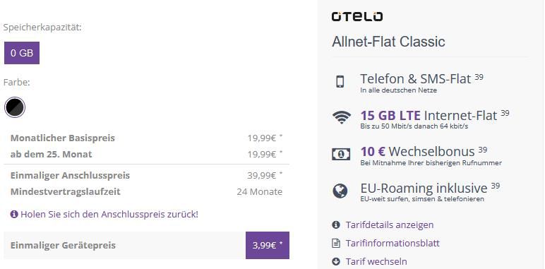 Bang und Olufsen BeoPlay H9 Kopfhörer für 3,99€ + otelo Vodafone Allnet Flat + 15GB LTE für 19,99€ mtl.