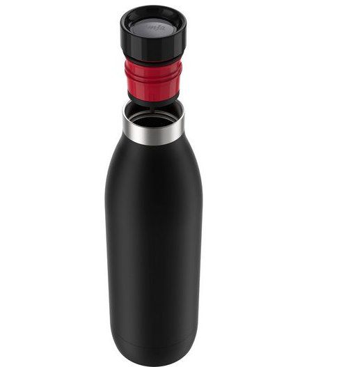 Emsa N31109 Bludrop Color Trinkflasche (0,7l) in Schwarz für 17,99€ (statt 26€)