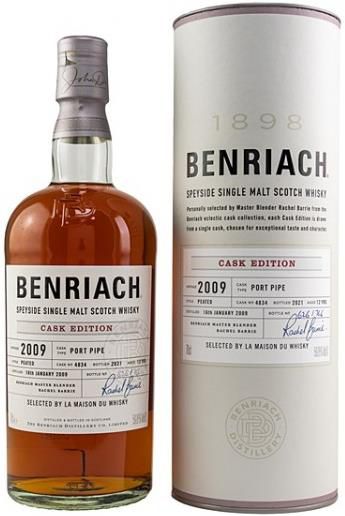 Benriach 12 Jahre 2009 Port Pipe Single Malt Whisky 0,7L für 93,90€ (statt 117€)