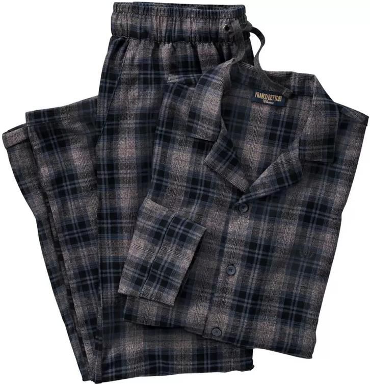 Franco Bettoni   Herren Flanell Pyjama in zwei Farben für je 29,99€ (statt 40€)