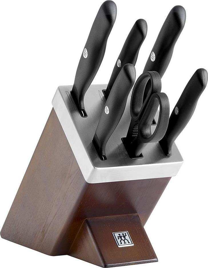 Zwilling Life   Selbstschärfender Messerblock aus Holz 7 tlg. für 111,99€ (statt 146€)