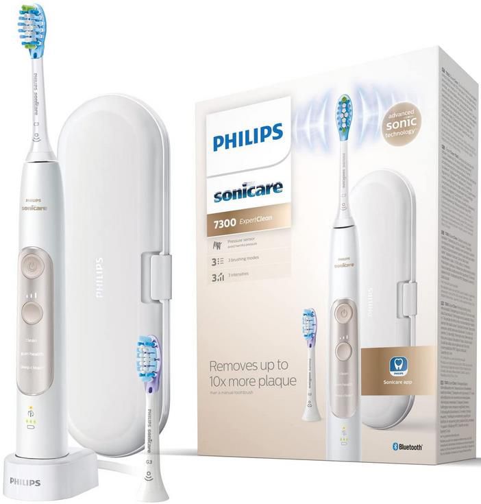 Philips HX9601/03 Expertclean 7300 Elektrische Zahnbürste mit Schalltechnologie für 95,99€ (statt 114€)