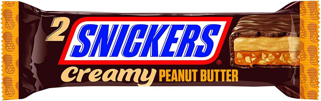 24er Pack Snickers Creamy Peanut Butter   Doppelriegel 24 x 36,5g für 10,92€ (statt 14€)   Prime