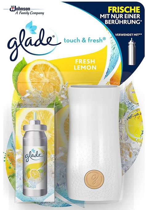 Glade Touch & Fresh Mini Spray Fresh Lemon   Halter inkl. 1 Nachfüller für 1,19€ (statt 2€)   Prime Sparabo