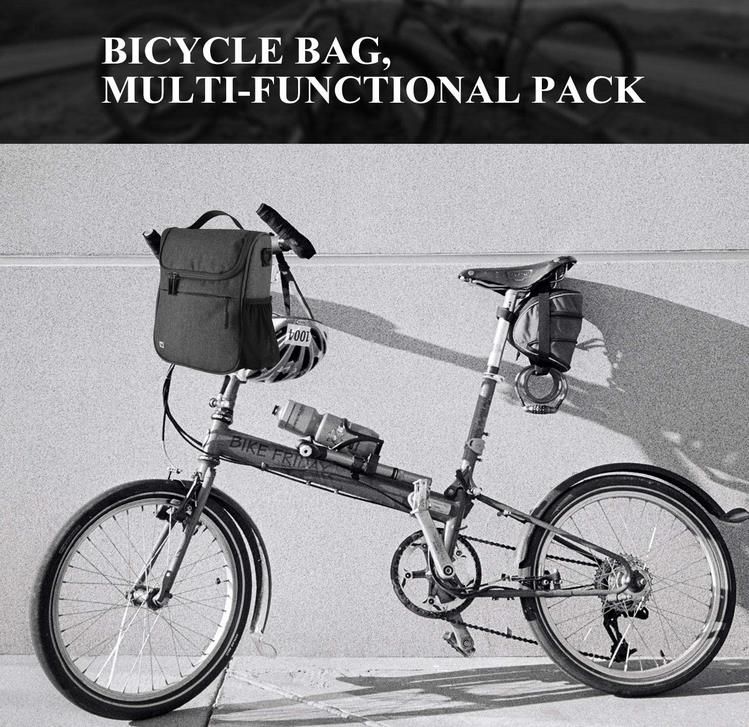 Asvert Iso Fahrradlenkertasche mit 5 Litern Volumen für 9,99€ (statt 20€)