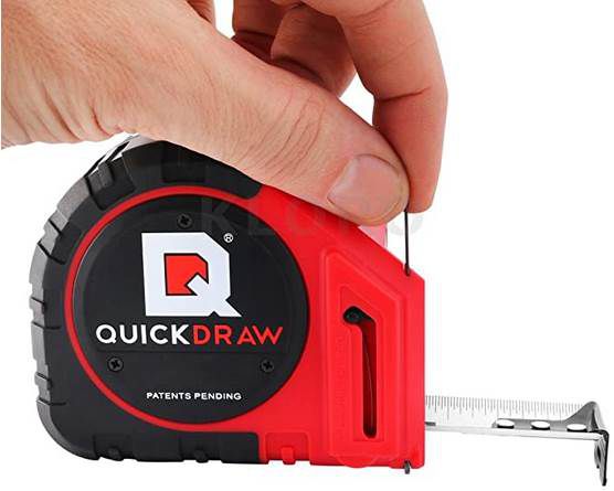 Quick Draw Maßband mit 5 oder 8m mit integriertem Bleistiftmarker + 30 Ersatzminen ab 13,89€ (statt 26€)