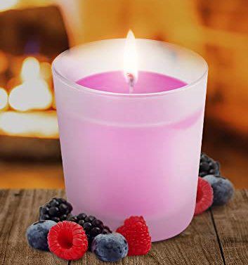 6x Air Wick Wohlfühl Duftkerze im Glas Funkelnde Winterbeeren ab 10,76€ (statt 18€)   Prime Sparabo