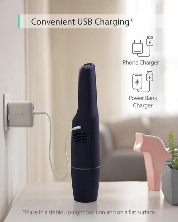 Eufy HomeVac H11 Pure Blue Akku Handstaubsauger mit 5.500Pa für 35,90€ (statt 52€)