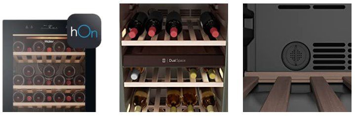 Haier HWS42GDAU1 Weinkühlschrank für 42 Flaschen mit 2 Temperaturzonen inkl. App Anbindung für 494,40€ (statt 626€)