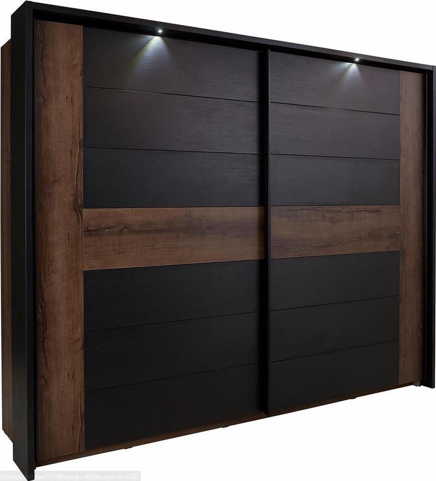 FORTE Bellevue Schwebetürenschrank 270/61/210 cm ohne Rahmen und  Beleuchtung für 399,99€ (statt