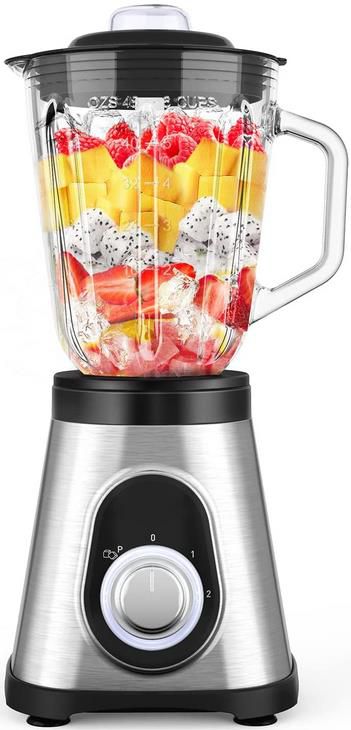 Chiacke Standmixer mit 2 einstellbaren Geschwindigkeiten und Pulsfunktion 700W für 34,99€ (statt 46€)