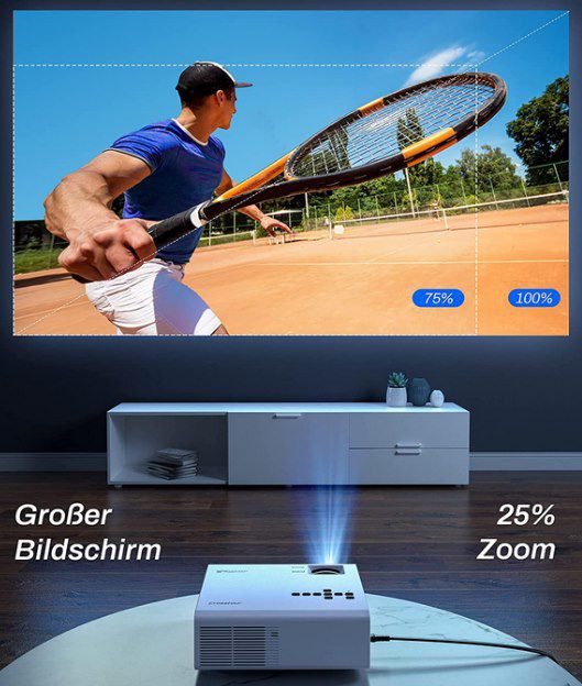 Bosema P970 LED 1080p LED Beamer für 64,99€ (statt 140€)