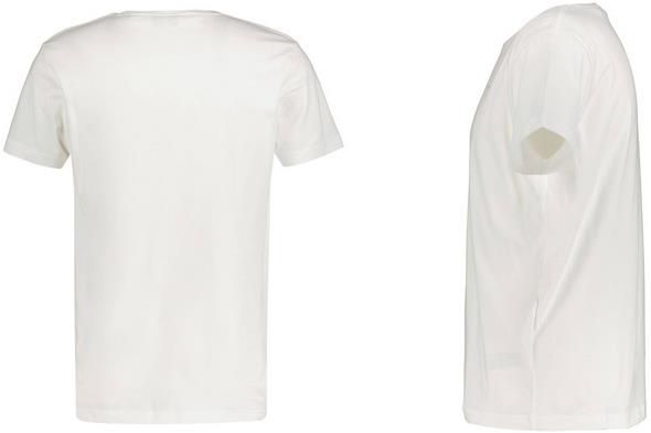GANT Shield   Herren T Shirt in weiß für 17,72€ (statt 21€)   Restgrößen