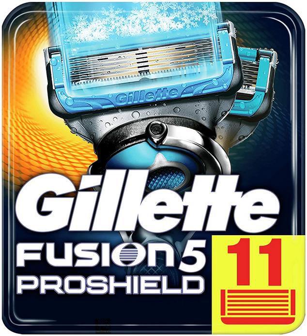 Gillette Fusion 5 ProShield Chill   11 Ersatzklingen für 31,50€ (statt 41€)   Prime Sparabo