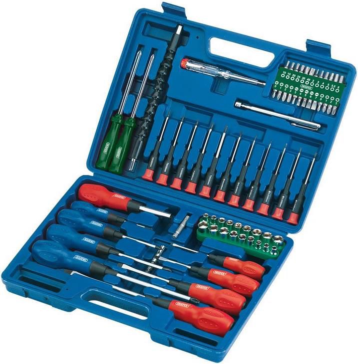 Draper 40850 Schraubendreher /Stecknuss  und Bit Set   70 teilig für 25,15€ (statt 35€)   Prime