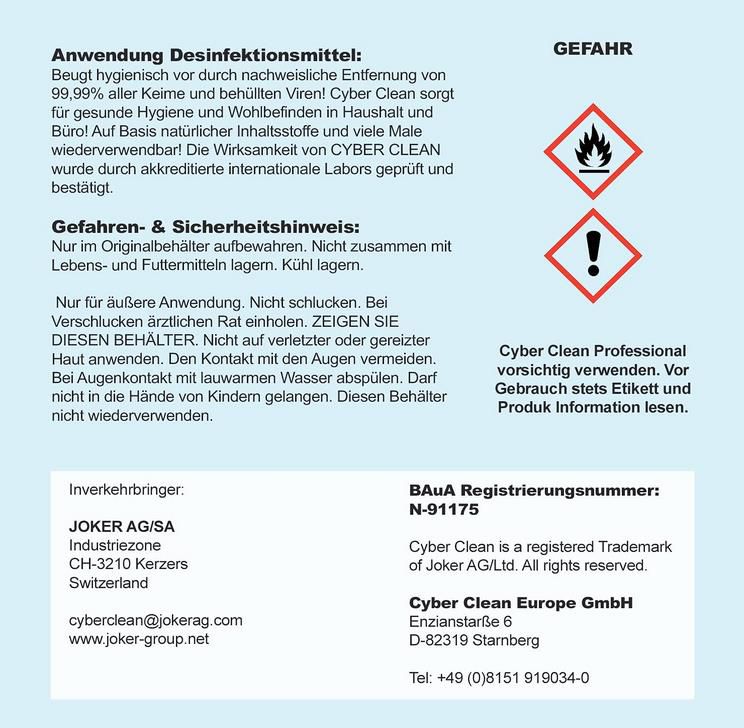 Cyberclean Professional Reinigungsmasse zur Oberflächendesinfektion ab 9,99€ (statt 15€)