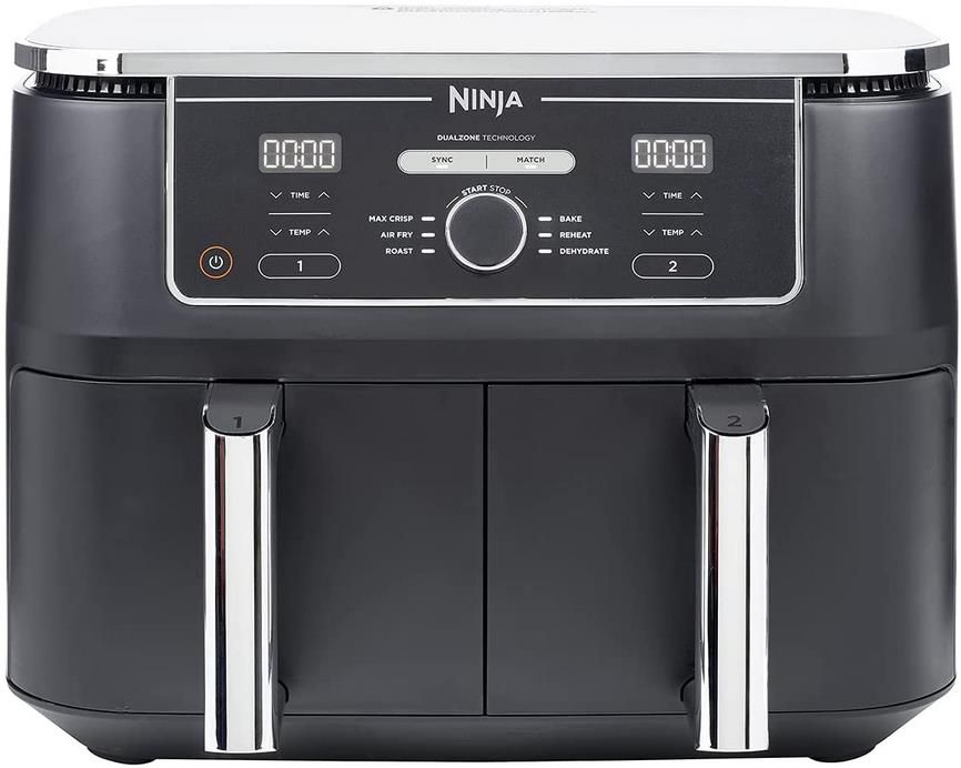 Ninja AF400EU Foodi MAX Dual Zone Heißluftfritteuse mit 9,5 l Fassungsvermögen für 169,99€ (statt 200€)