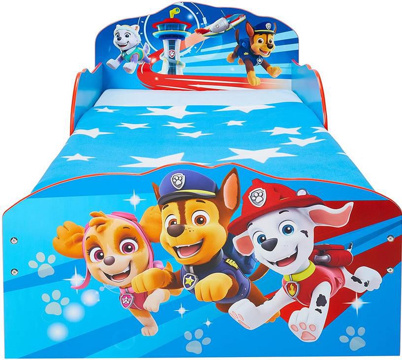 Paw Patrol   Kleinkinderbett mit Stauraum   142 x 77 x 63 cm für 142,49€ (statt 190€)