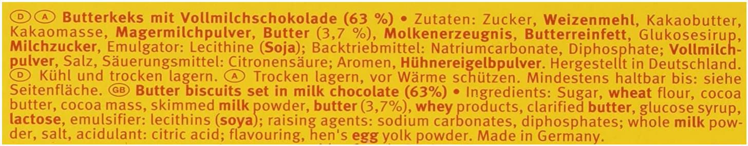 125g Leibniz Choco Vollmilch Kekse für 0,95€ (statt 1,59€)