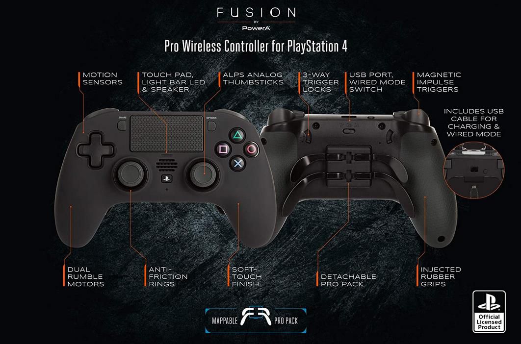 FUSION Pro Wireless Playstation 4 Controller für 89€ (statt 129€)