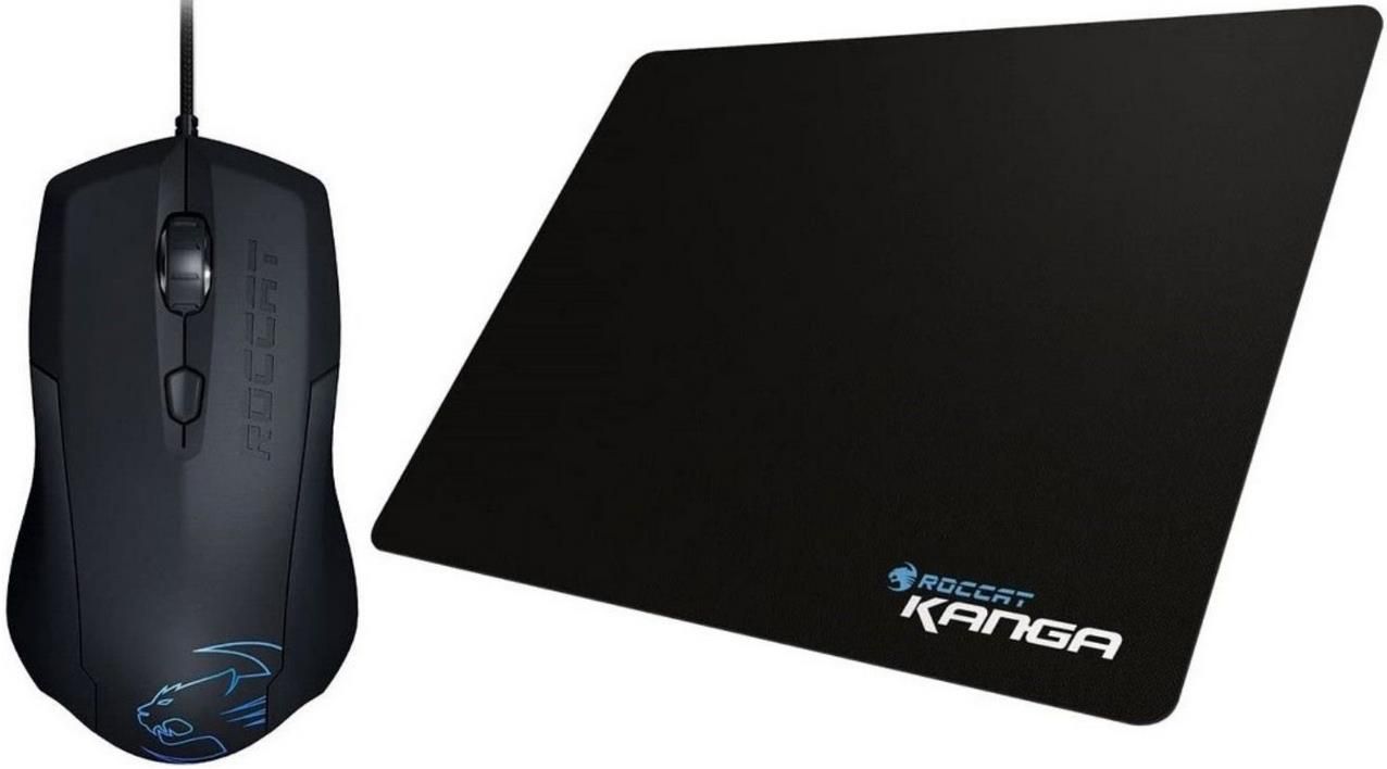 Roccat Lua Tri Button Mouse + Kanga Gamer Mouse Pad Set für 10,79€ (statt 26€)