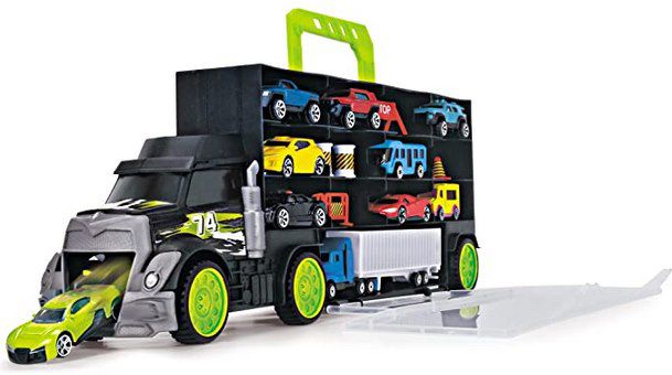 Dickie Toys Carry & Store Transporter inkl. 4 Autos für 9,99€ (statt 18€)   Prime