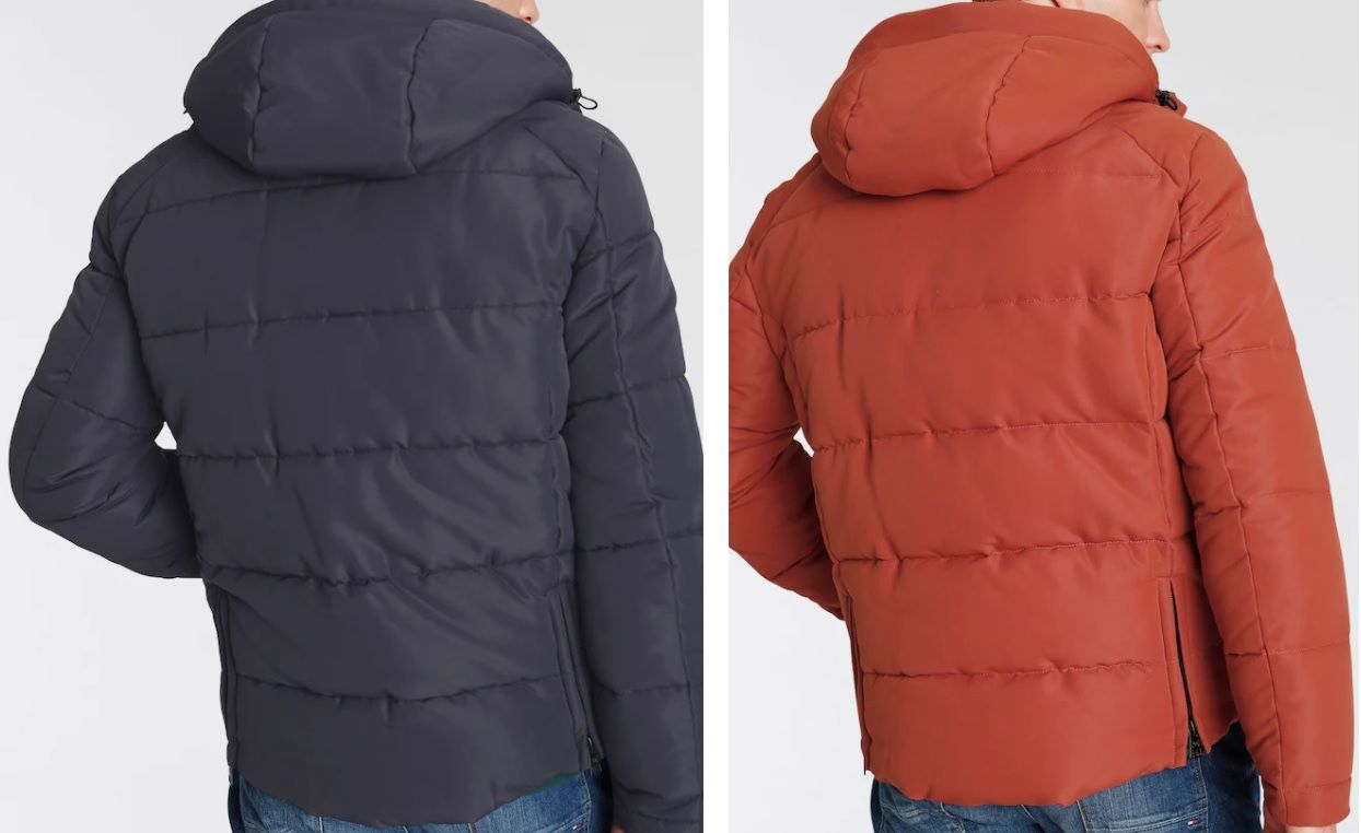 Tom Tailor Polo Team Winterjacke in Dunkelblau oder Dunkelorange ab 29,59€ (statt 130€)