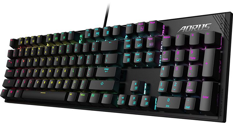 GigaByte AORUS K1 Gaming Tastatur (DE Layout) ab 69,09€ (statt 77€)