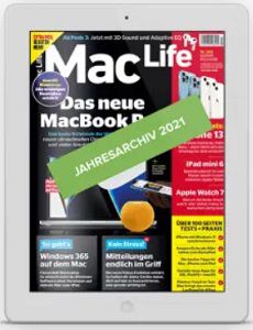 Gratis: Mac Life Jahresarchiv 2021 downloaden