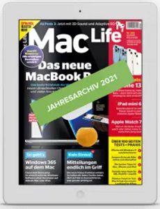 Gratis: Mac Life Jahresarchiv 2021 downloaden