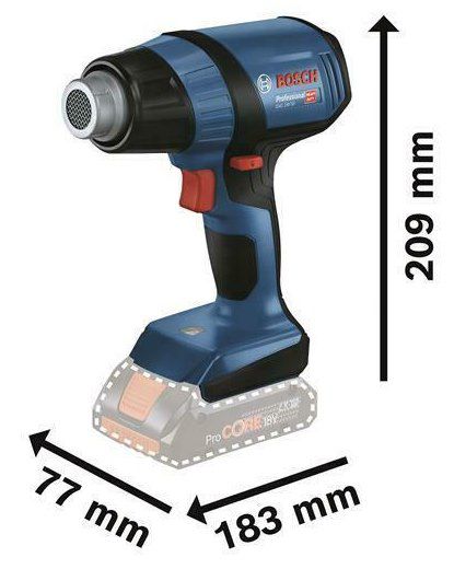 Bosch Akku Heißluftgebläse GHG 18V 50 Professional für 152,10€ (statt 232€)