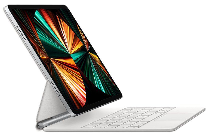 Apple Magic Keyboard für iPad Pro 12.9 (5. Generation) in Weiß für 313,50€ (statt 371€)