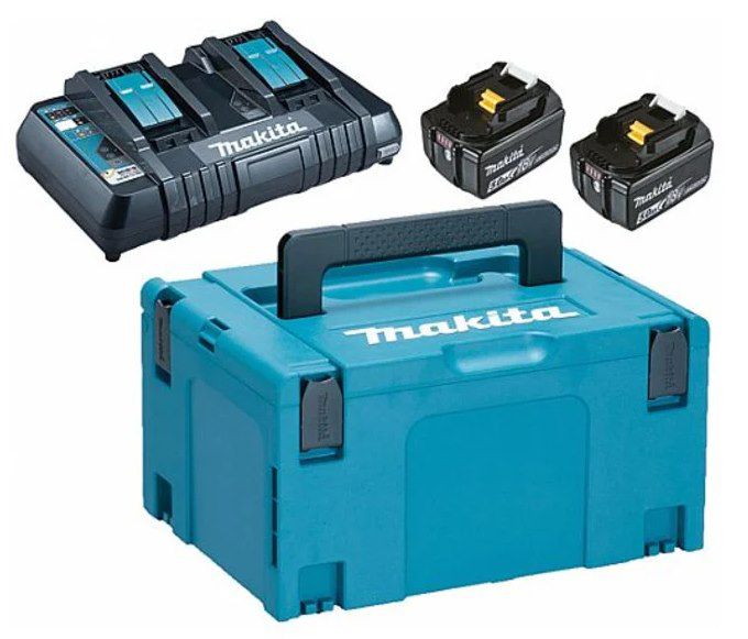 Makita Power Source Kit (197629 2) 2x 5,0 Ah Akku und Doppelladegerät für 187,60€ (statt 238€)