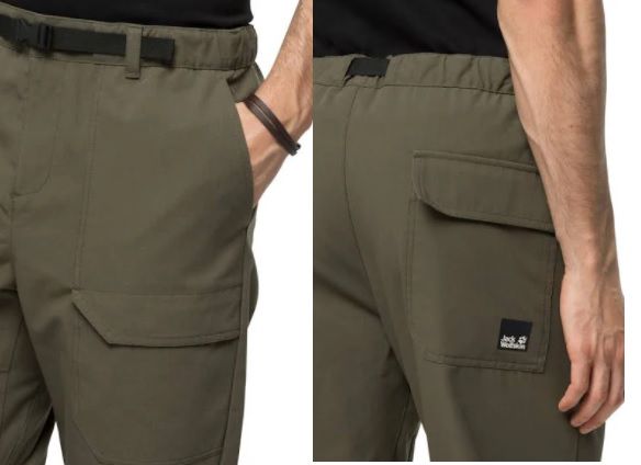 Jack Wolfskin Wasserabweisende Freizeithose 365 FEARLESS PANT M in Grün ab 44,95€ (statt 71€)  M und L
