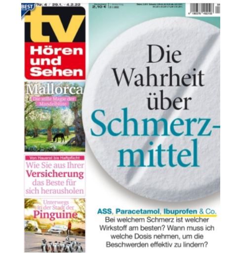 26 Ausgaben TV Hören und Sehen für 1€ (statt 65€)