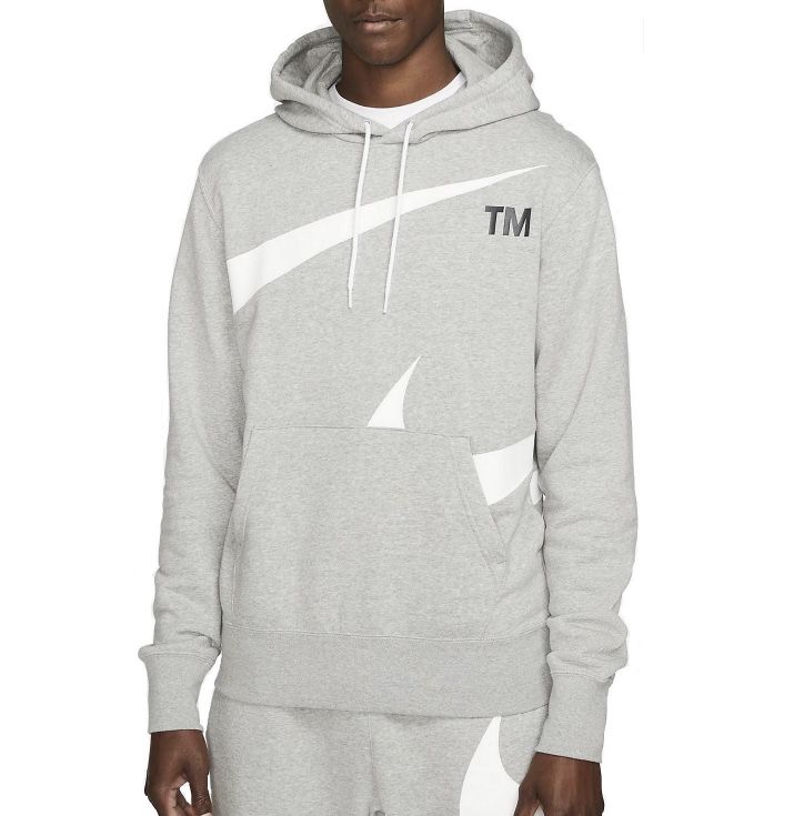 Nike Swoosh   Herren Hoodie in Dunkelgrau für 22,78€ (statt 63€)