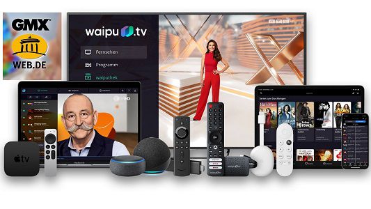 3 Monate waipu.tv für web.de  und GMX Kunden kostenlos