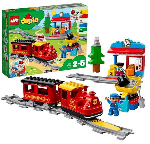 LEGO 10874 DUPLO Dampfeisenbahn mit Zubehör für 37,99€ (statt 45€)