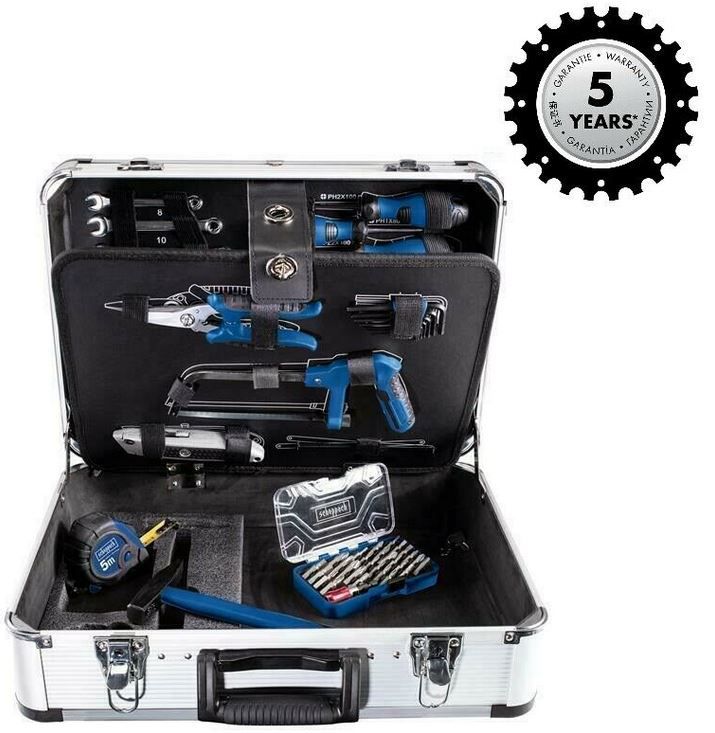 Scheppach TB150 Werkzeugkoffer 101 teilig für 89,90€ (statt 110€)