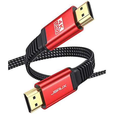 JSAUX HDMI 2.0 Kabel in Rot & 3m für 5,59€ (statt 10€)   Prime