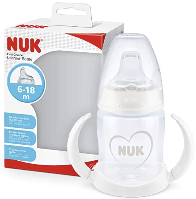 NUK First Choice+ Trinklernflasche für 3,99€ (statt 7€)   Prime