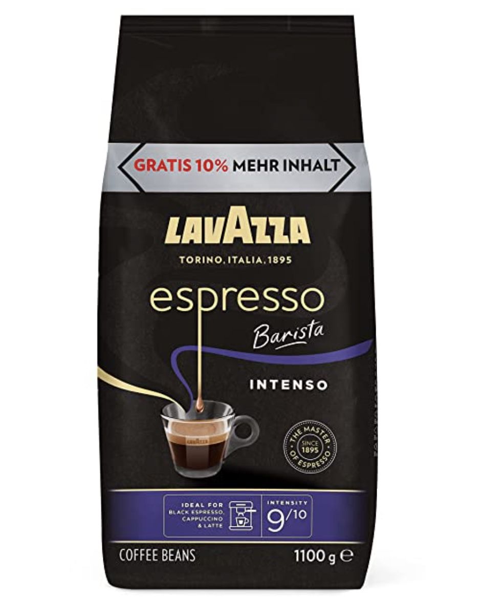 1,1kg Luigi Lavazza Espresso Barista Intenso Aromatische Kaffeebohnen ab 11,69€ (statt 15€)   Prime Sparabo